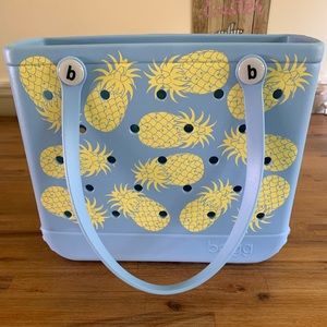 Blue Pineapple Tote Bag